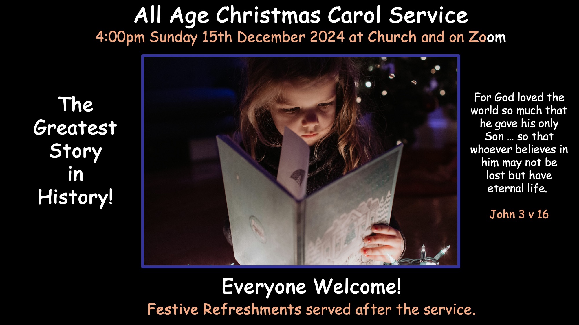 Carols Service Publicity 2024 